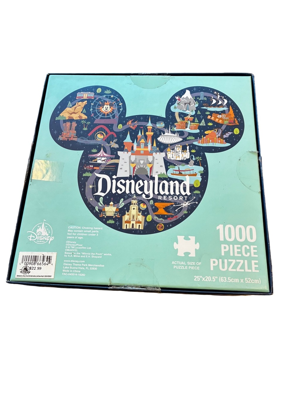Disney Parks 1000 Piece Puzzle Set Disneyland & Walt Disney World Complete - Picture 4 of 7